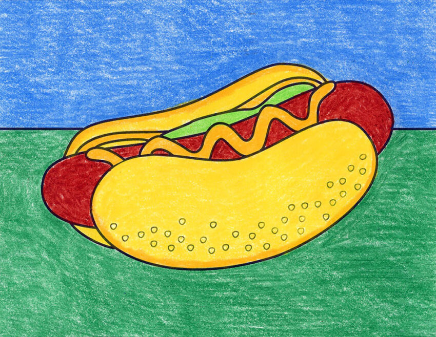 Mastering Hot Dog Art: From Simple Sketches to Delicious Designs