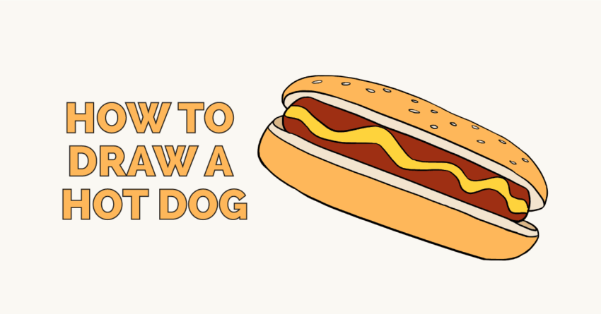 Mastering the Wiener: Learn to Draw a Hot Dog Like a Pro