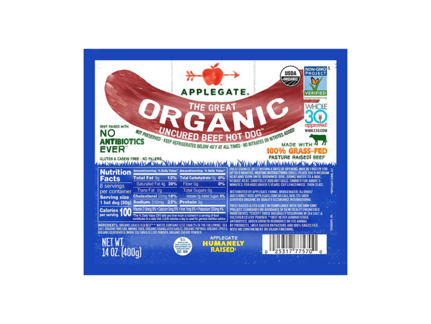Applegate Organic Hot Dogs Ingredients: The Ultimate Guide