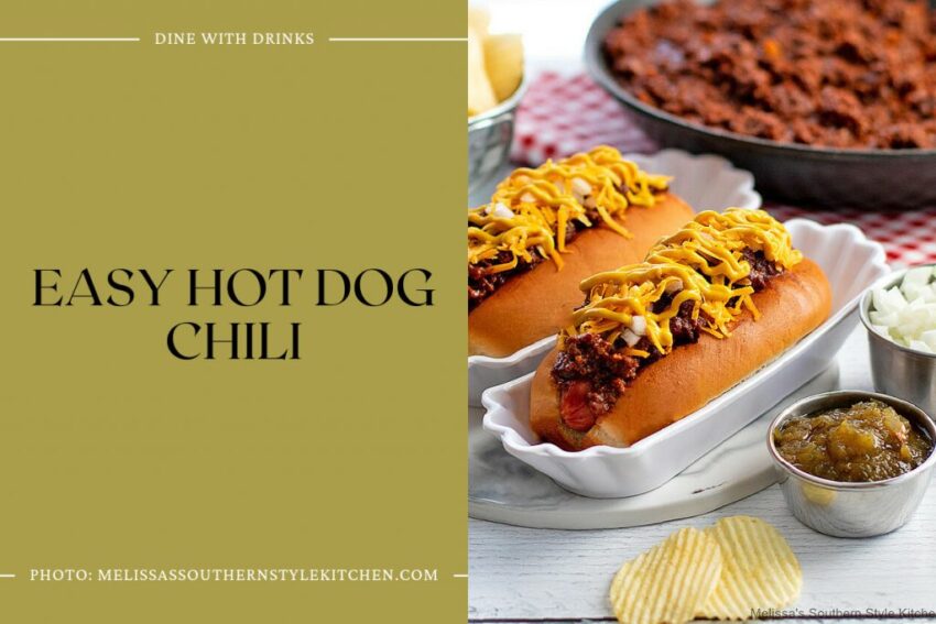 Hot Dog Chili Recipe Easy: The Ultimate Guide (2024)