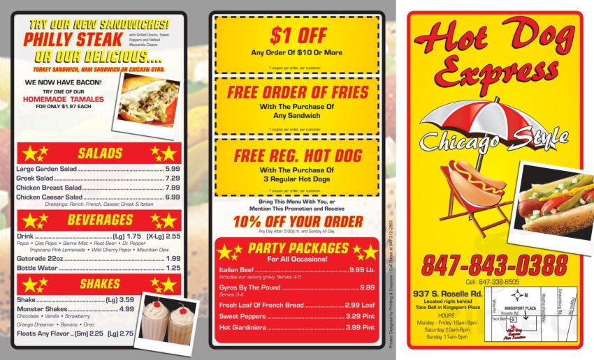 Hot Dog Express Menu: The Ultimate Guide (2024)