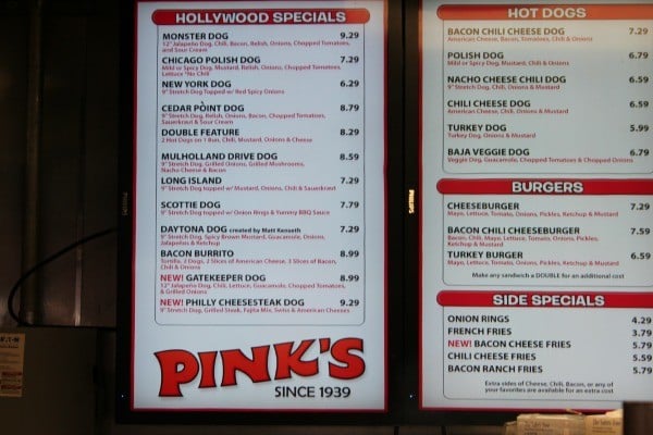 Pink’s Hot Dogs Menu: Your Ultimate Guide to the Hollywood Legend