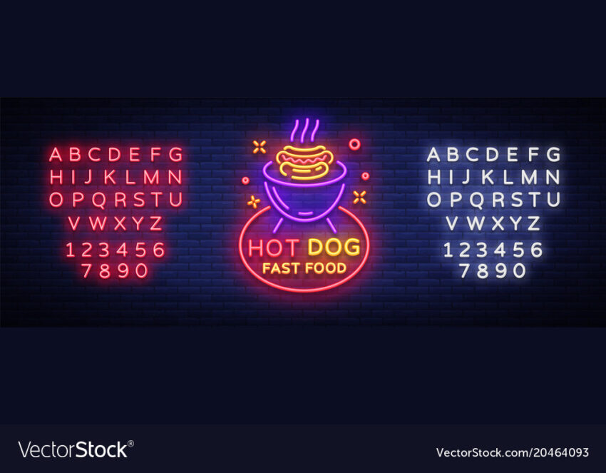 Bright Bites: The Ultimate Guide to Neon Hot Dog Signs