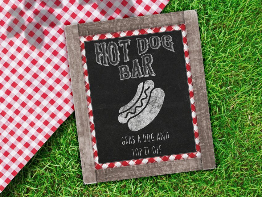 Hot Dog Bar Sign: Your Ultimate Guide to Delicious Displays