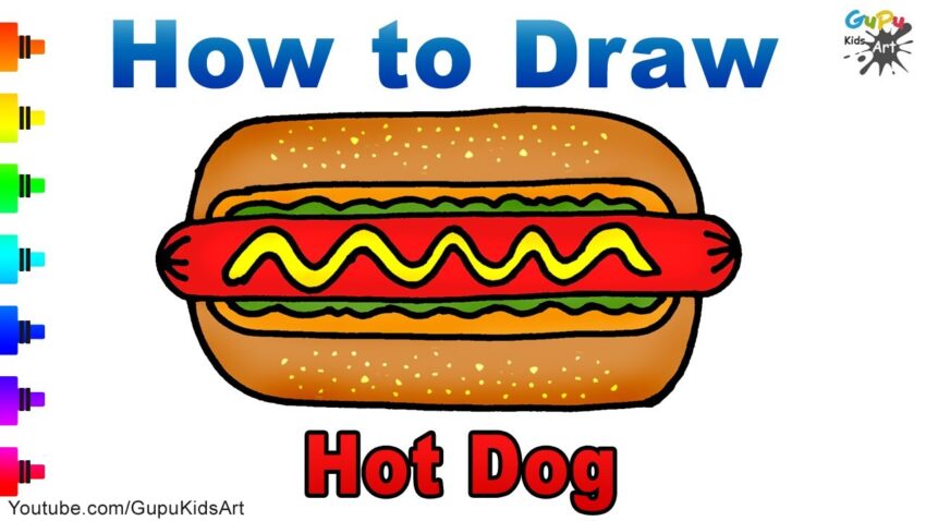 Draw the Perfect Dog: Hot Dog Drawing Guide for Beginners & Pros