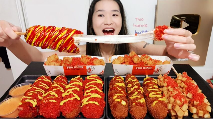 Hot Cheetos Korean Corn Dog: The Ultimate Spicy-Cheesy Indulgence