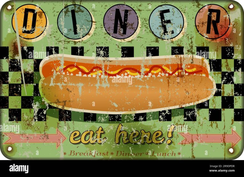 Vintage Hot Dog Signs: A Collector’s Guide to Nostalgic Advertising